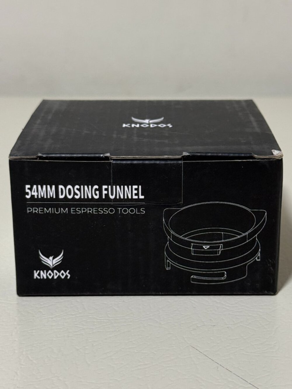 KNODOS 54mm Dosing Funnel and Puck Screen Set